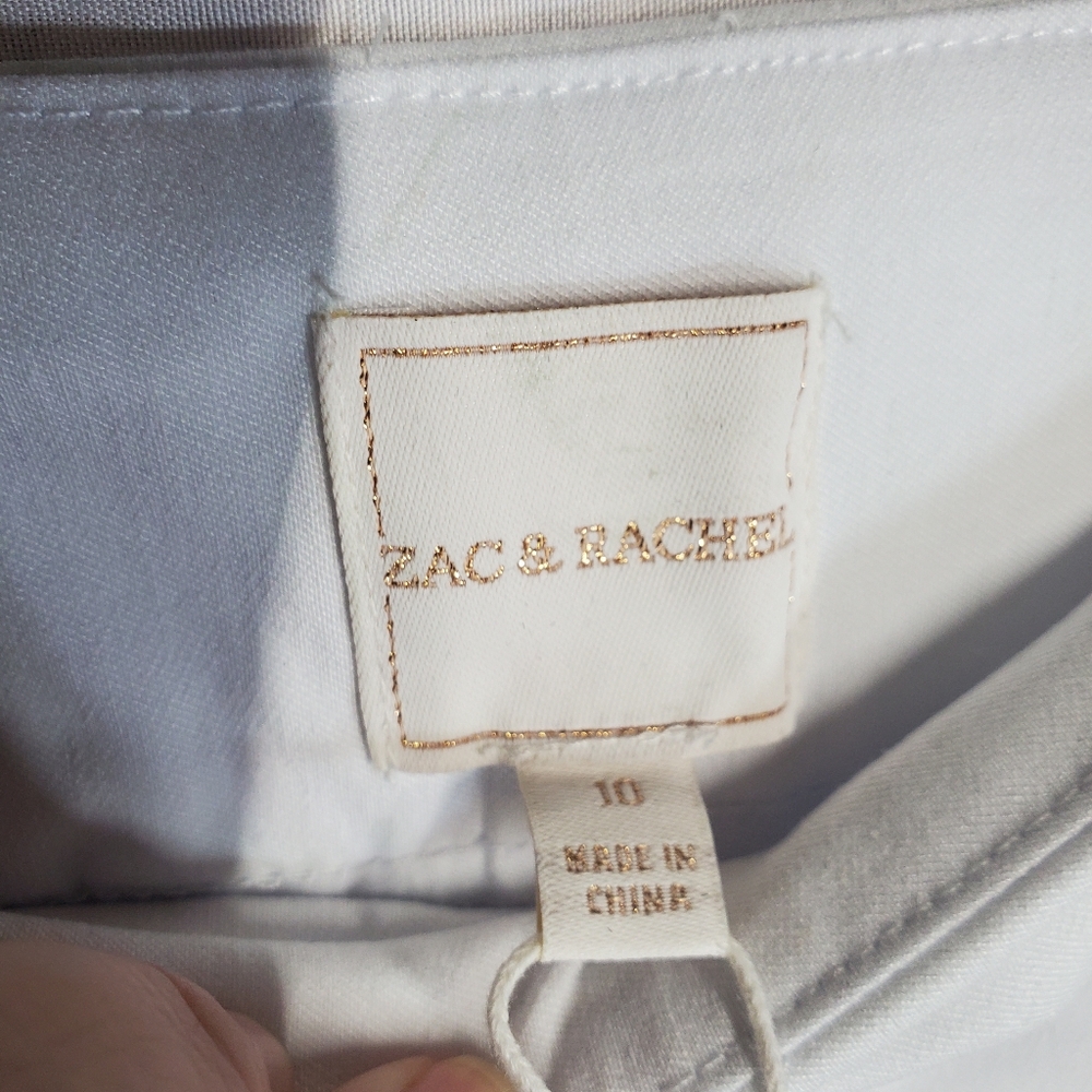 NWT Zac & Rachel White Skort Size 10 - Picture 3 of 6